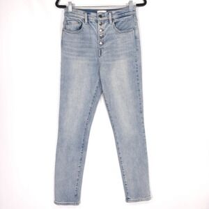 PISTOLA Women's Jeans Button Fly‎ Size 28 Skinny High Rise Cotton
